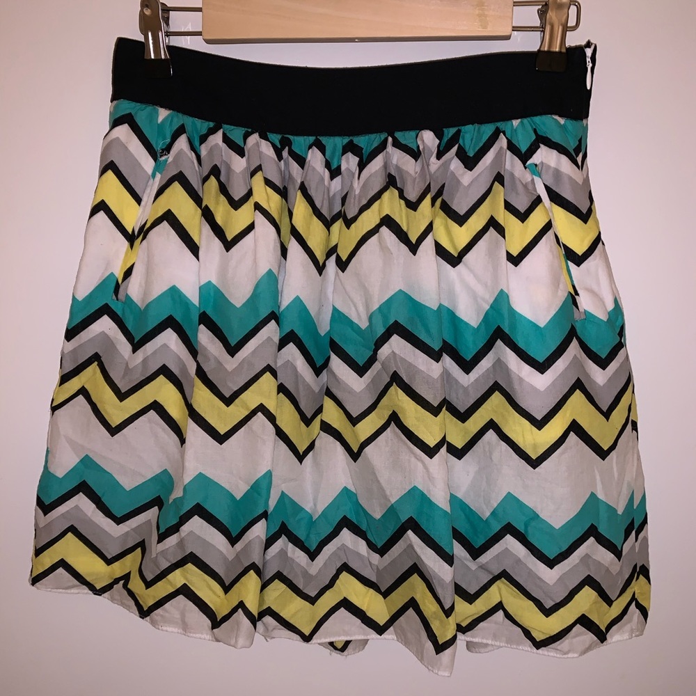 Chevron skirt